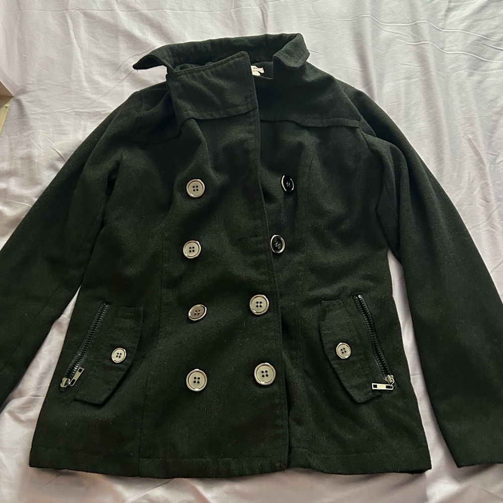 Dark grey coat
